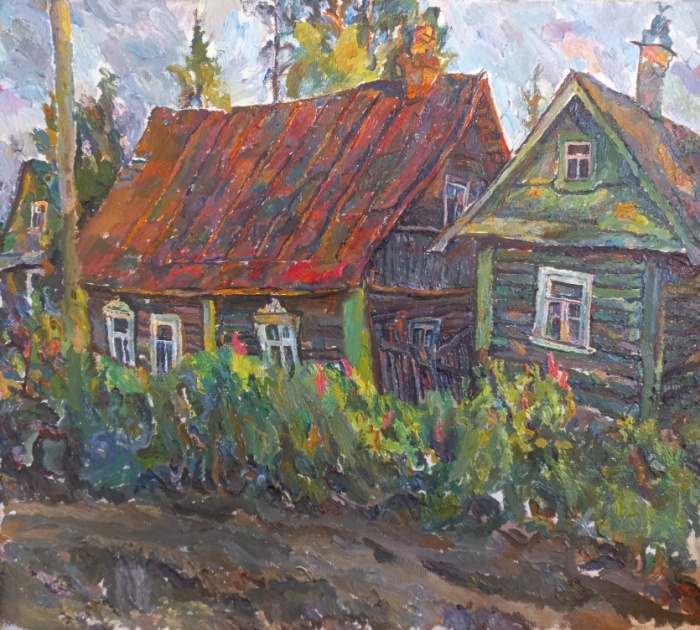 Old Houses.Krasnitsy village