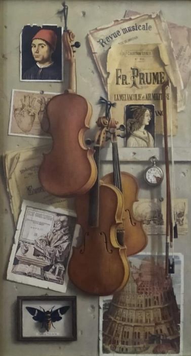 Still life with violins