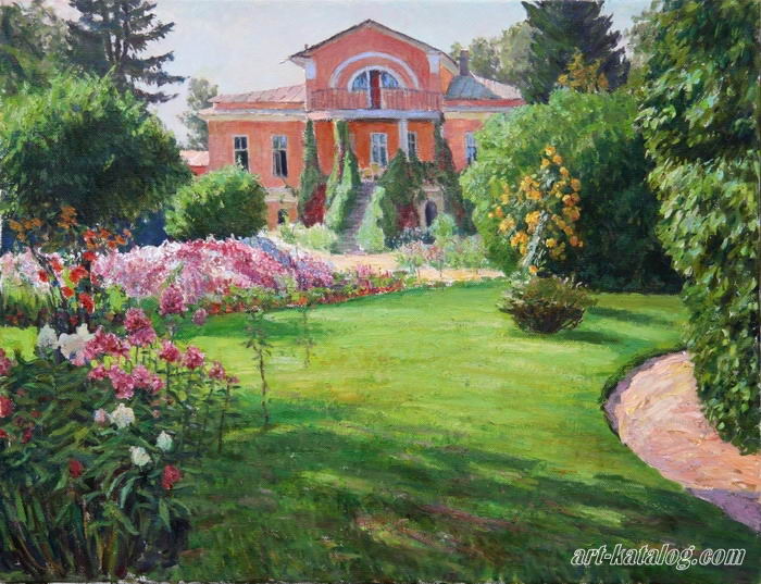 On the estate, Sergei Arsenevich Vinogradov