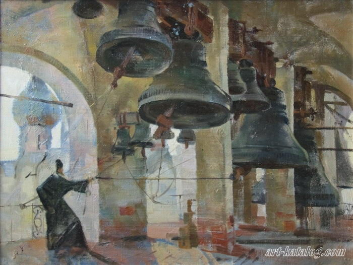 Bell ringing on the Rostov belfry