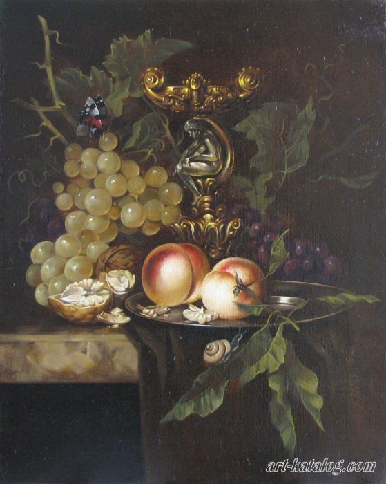 Still Life with Fruit. Willem van Aelst